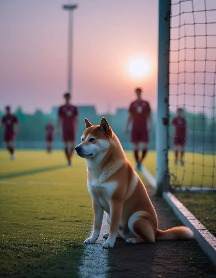 Crypto Betting Sites: A shiba inu dog sits on a park touchline watching a game A shiba inu dog sits on a park touchline watching a game