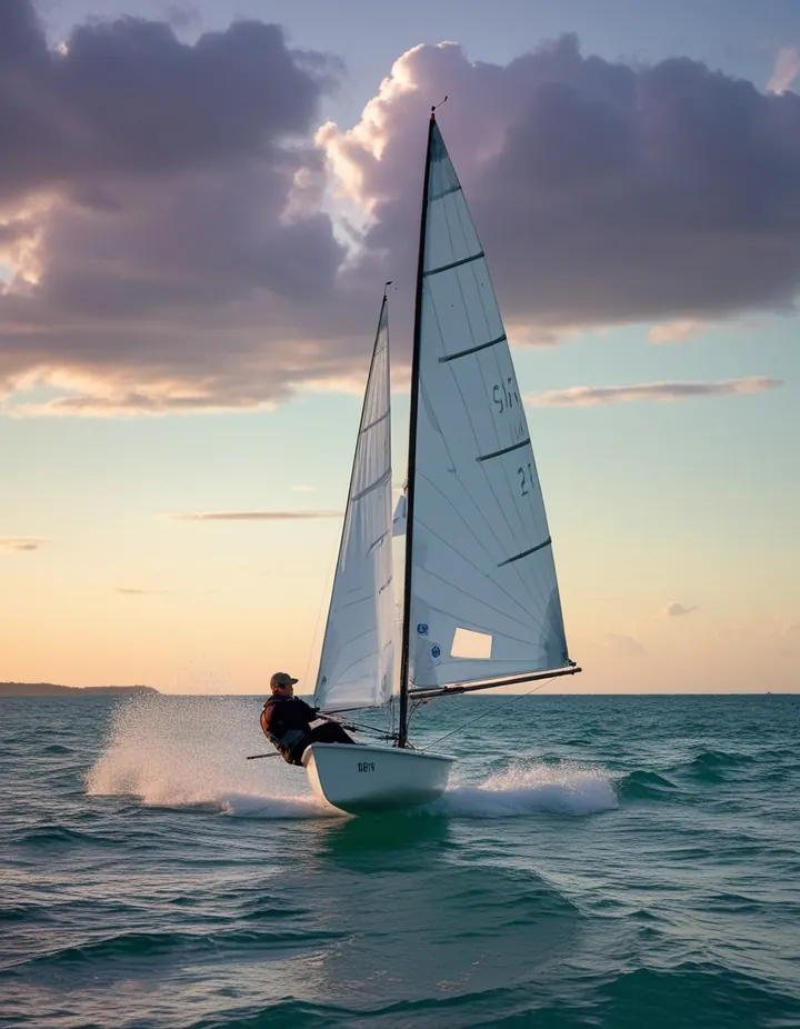 Crypto Betting Sites: A sailing dinghy cuts across a bay at sunset A sailing dinghy cuts across a bay at sunset