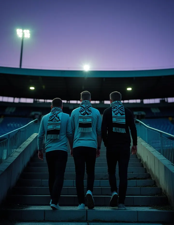 Crypto Betting Sites: Fans walk up the steps into a stadium Fans walk up the steps into a stadium